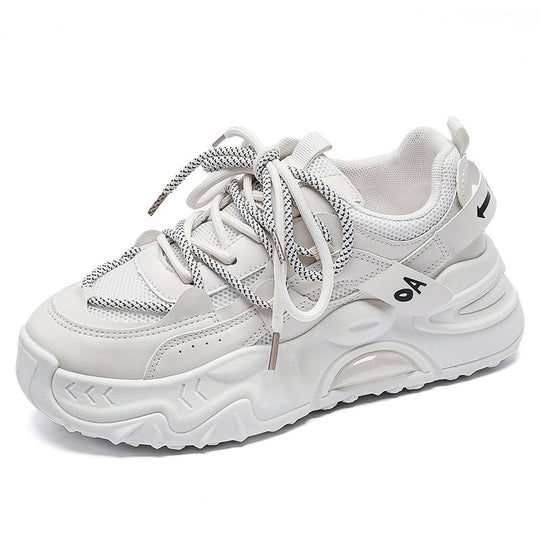 Damen Sportliche Chunky Sneakers mit atmungsaktiver Mesh-Oberfläche und gepolsterter Sohle R&B
