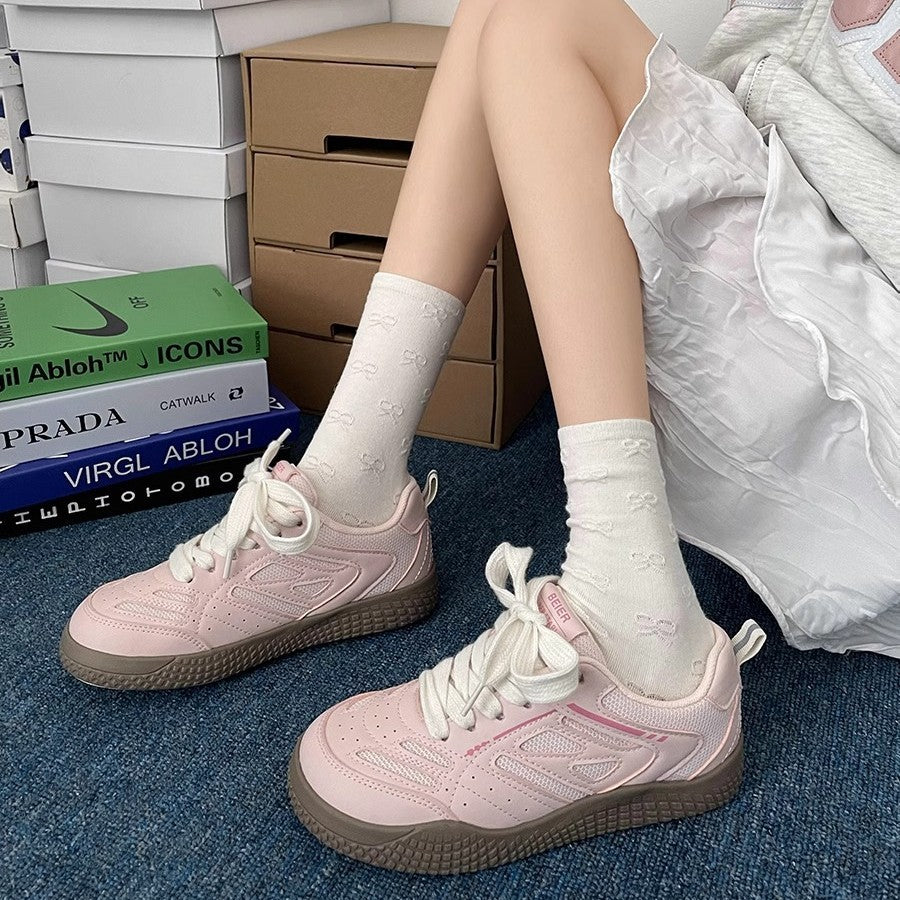 Damen Sportliche Sneaker mit atmungsaktiver Netzstruktur und rutschfester Sohle R&B