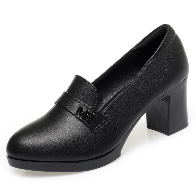 Damen elegante Pumps mit modischem Schmuckdetail und komfortablem Blockabsatz R&B