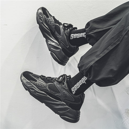Damen Sportliche Street-Sneaker mit atmungsaktiver Mesh-Oberfläche und dämpfender Sohle R&B