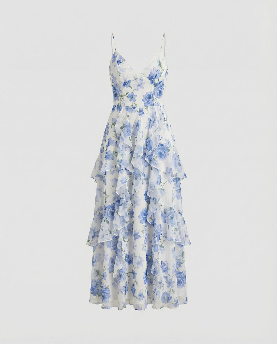 Damen Maxikleid Chiffon elegant