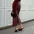 Damen Eleganter rock mit figurbetontem Schnitt R&B
