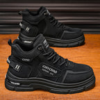 Damen Sportliche High-Top Stiefel mit rutschfester Sohle und verstärkter Dämpfung