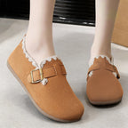 Damen Komfortable Clogs mit dekorativem Riemen R&B