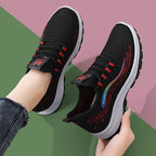 Damen Atmungsaktive Fitness-Sneaker mit rutschfester Außensohle R&B