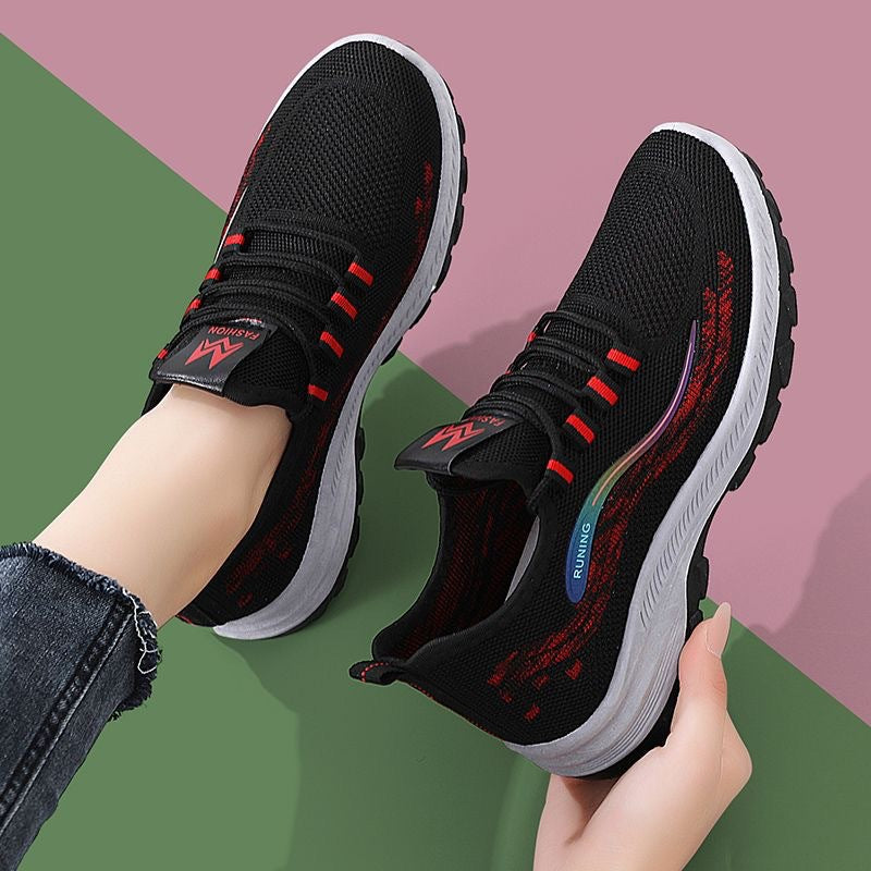 Damen Atmungsaktive Fitness-Sneaker mit rutschfester Außensohle R&B
