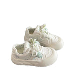 Damen Sneakers mit elegantem Rüschen-Design und gepolsterter Sohle R&B