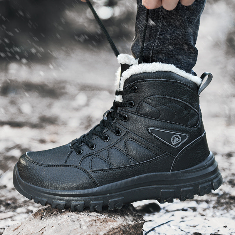 Damen gefütterte Winterstiefel mit rutschfester Sohle und isolierendem Innenfutter R&B