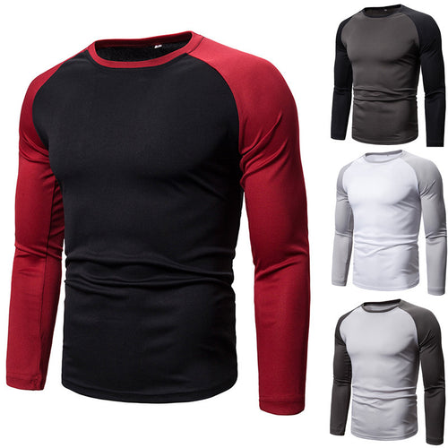 Herren Sportliches Langarm-T-Shirt mit atmungsaktivem Funktionsmaterial R&B