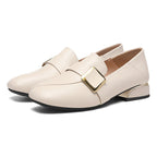 Damen Elegante und komfortable Mokkassins mit modischem Schnallen-Detail R&B