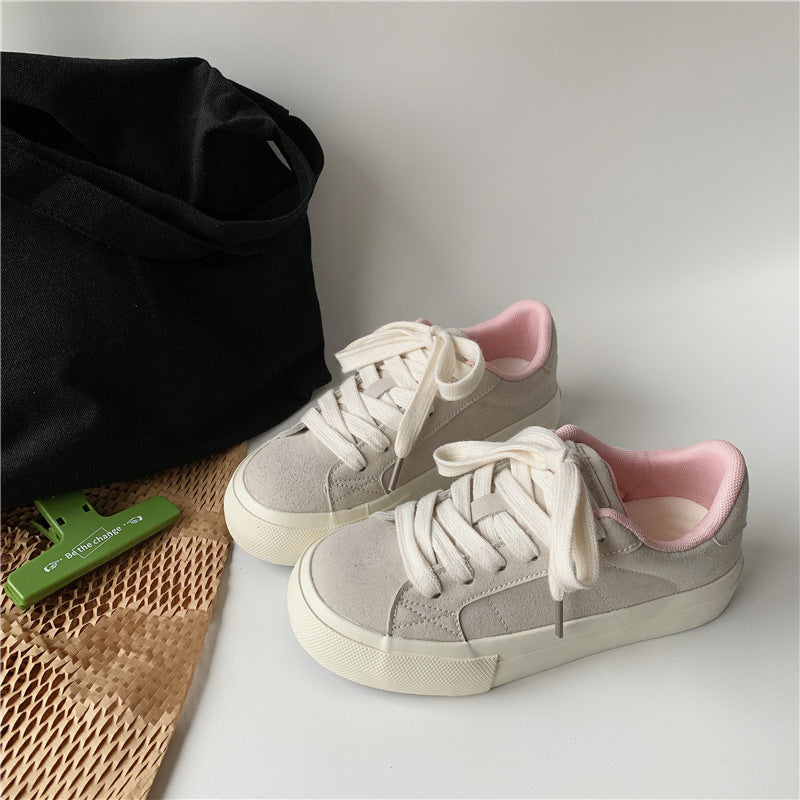 Damen Bequeme Sneaker mit weichem Wildleder-Obermaterial und atmungsaktivem Innenfutter R&B