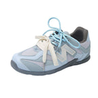 Damen sportliche Lauf-Sneaker mit atmungsaktivem Mesh-Obermaterial und kombiniertem Riemen R&B