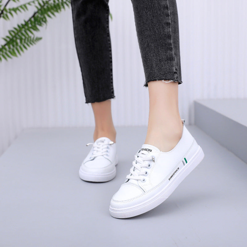 Damen modische Sneakers mit elastischem Schnürsystem und rutschfester Sohle R&B