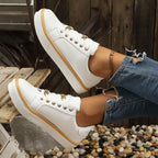Damen Modische und bequeme Sneakers aus hochwertigem Leder R&B