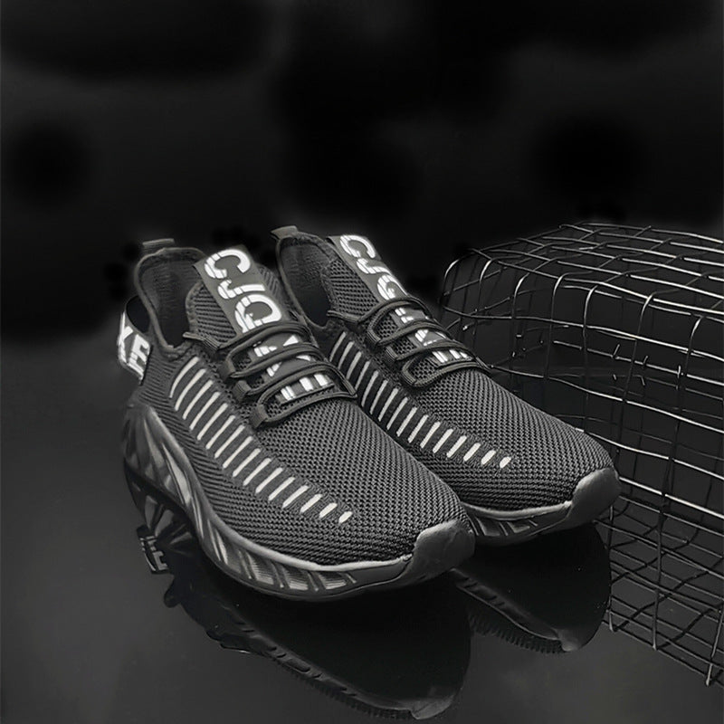 Damen Sportliche Strick-Sneakers mit Flexiblem Dämpfungssystem R&B