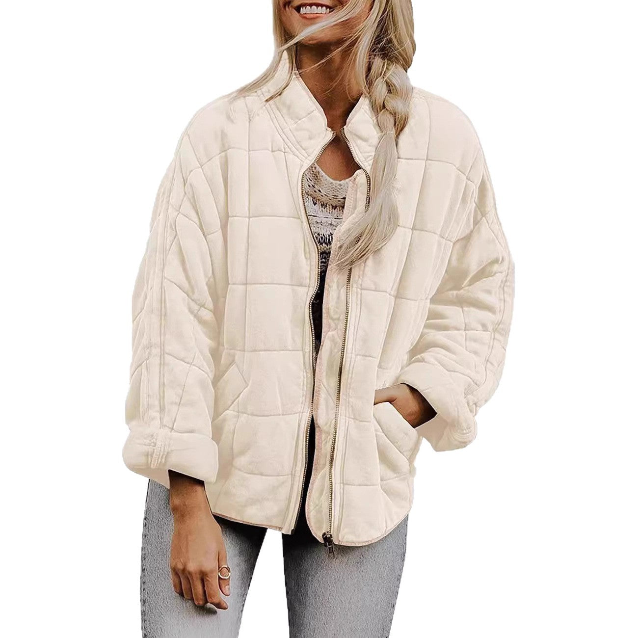 Damen Übergröße Steppjacke R&B
