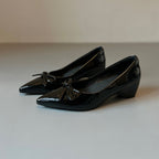 Damen elegante Slingback-Pumps mit feinem Riemchen und komfortablem Blockabsatz R&B