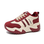 Damen modische Sneakers mit atmungsaktivem Mesh-Obermaterial und dämpfender Laufsohle R&B