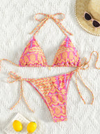 Damen Triangel-Bikini mit modischem BindR&Band und strapazierfähigem Stoff R&B