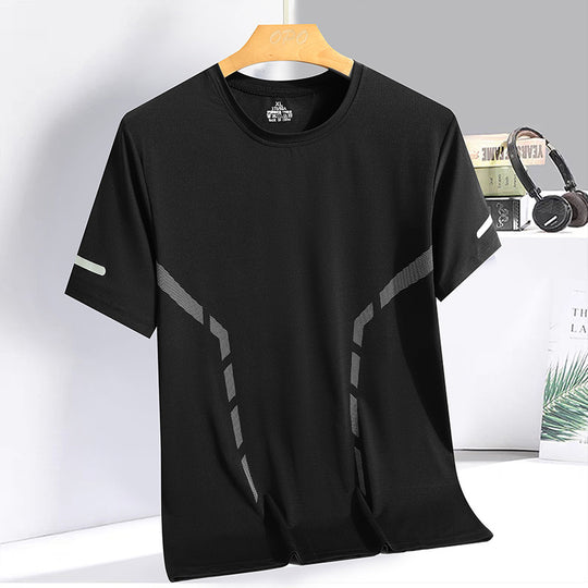 Herren nan atmungsaktives Funktions-T-Shirt aus Mikrofasern mit Belüftungszonen R&B