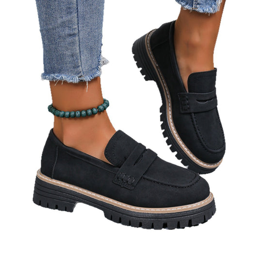 Damen Bequeme Mokassins mit trendiger Sohle und modischem Design R&B