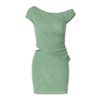Damen Figurumspielendes Cocktailkleid mit raffiniertem Raffungselement R&B