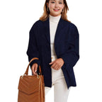 Damen eleganter Wildlederblazer R&B