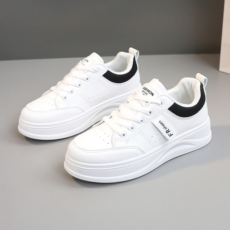 Damen modische Plateau-Sneaker mit atmungsaktiver Mesh-Oberfläche und rutschfester Sohle R&B