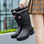 Damen Funktionale Gummistiefel mit verstärktem Knöchelschutz und rutschfester Sohle R&B