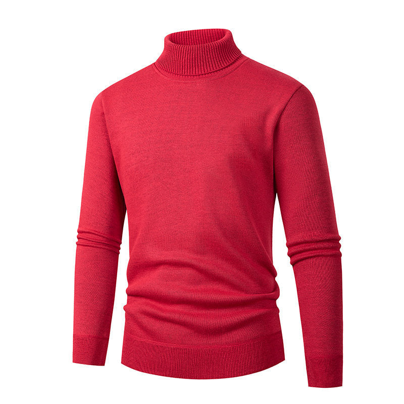 Herren eleganter Rollkragenpullover aus hochwertigem Material R&B