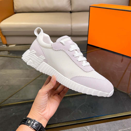 Damen Modische Sneakers mit atmungsaktiver Oberflächenstruktur und robustem Profil R&B