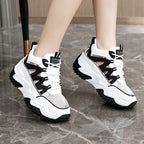 Damen Sportliche Chunky Sneakers mit atmungsaktiver Mesh-Oberfläche und robustem Profil R&B