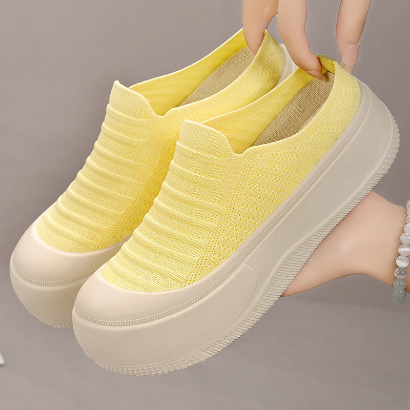 Damen Atmungsaktive Slip-On Clogs mit flexiblem Obermaterial