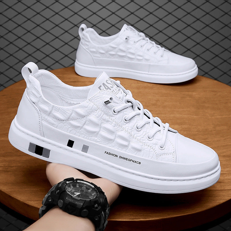 Damen Komfortable Sneakers mit trendigem Krokodil-Design R&B