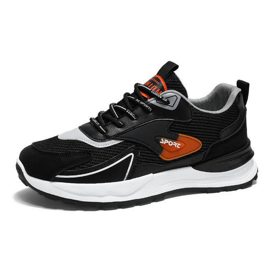 Damen Sportliche Sneakers mit atmungsaktiver Mesh-Konstruktion und dämpfendem Sohlenprofil R&B