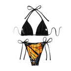 Damen Triangel-Bikini mit innovativem Schmetterlingsmuster R&B