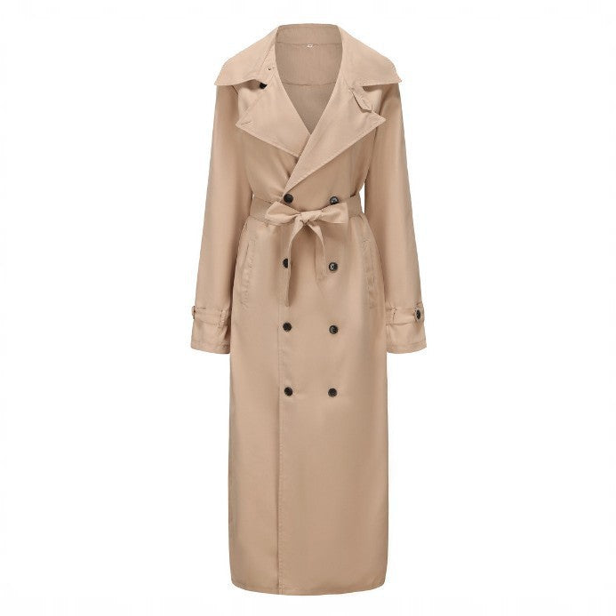 Herren Langer Trenchcoat R&B