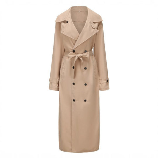 Herren Langer Trenchcoat R&B