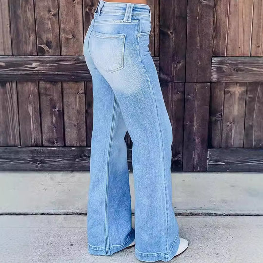 Damen weite Jeanshose R&B