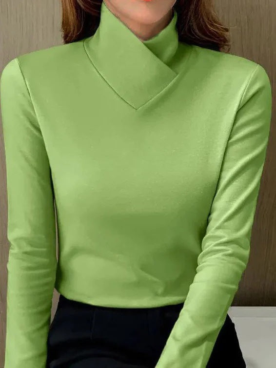 R&B | Eleganter Rollkragenpullover Mit Hohem Kragen