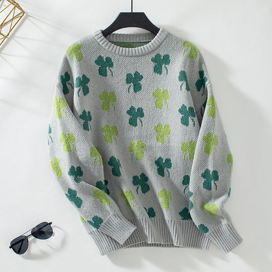 Damen gemusterter Pullover R&B