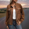 Damen Utility-Jacke mit strukturierter Oberfläche und praktischen Taschen R&B
