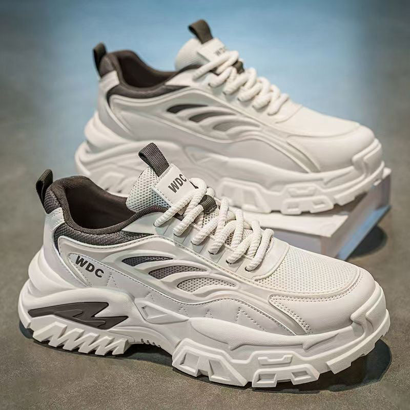 Damen Chunky Sneakers mit atmungsaktiver Mesh-Oberfläche und stoßdämpfender Sohle