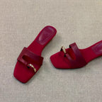 Damen Elegante und komfortable Clogs mit modischem Riemchen R&B