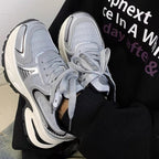 Damen Sportliche Laufschuhe mit atmungsaktiver Mesh-Oberfläche und dämpfender Sohle R&B