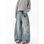 Damen Weit geschnittene Jeans im Urban-Style
