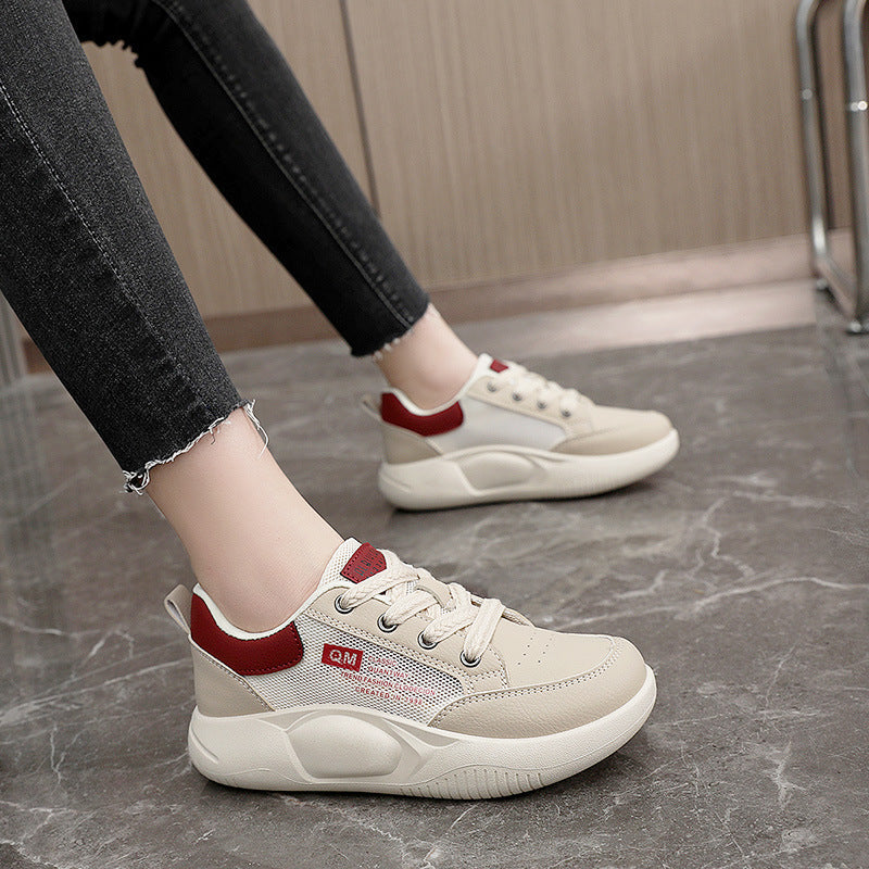 Damen sportliche Sneaker mit atmungsaktivem Obermaterial und bequemer Dämpfung R&B