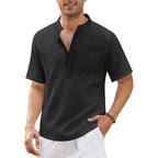 Herren Leichte Kurzarm-Hemd R&B