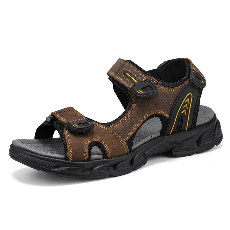 Herren Robuste Trekking-Sandalen mit verstellbarem Riemensystem R&B
