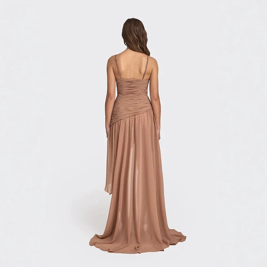 Damen Elegantes Kleid mit raffiniertem Rüschendesign R&B
